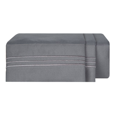 1800 Luxury Sheet Sets - Charcoal Gray