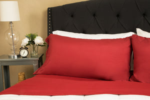 1800 Premium Duvet Cover Set - Red